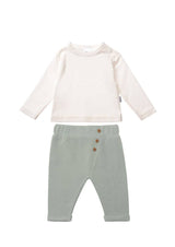 Liliput 3-teiliges Rib-Strick-Set in schilf