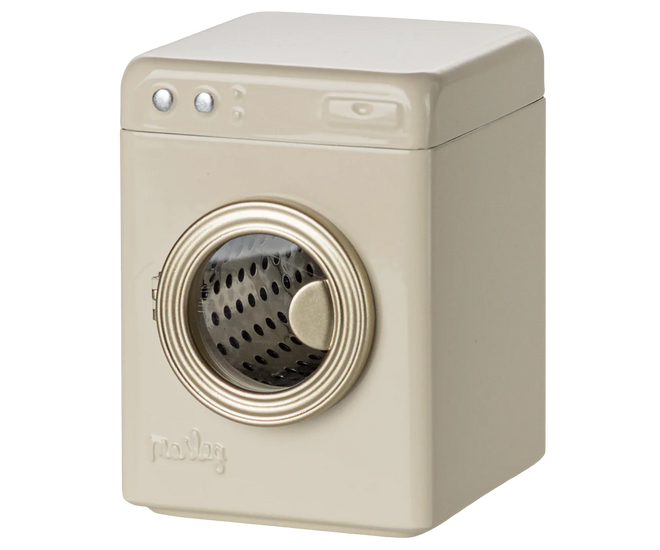 Maileg - Waschmaschine, Maus - Creme