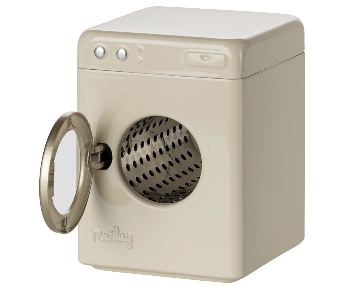 Maileg - Waschmaschine, Maus - Creme