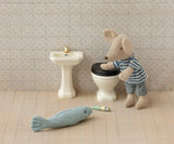 Maileg - Waschbecken, Maus - Creme