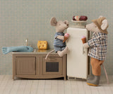 Maileg - Kühlschrank, Maus - Creme