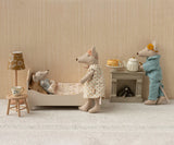 Maileg - Bett, Maus - Creme