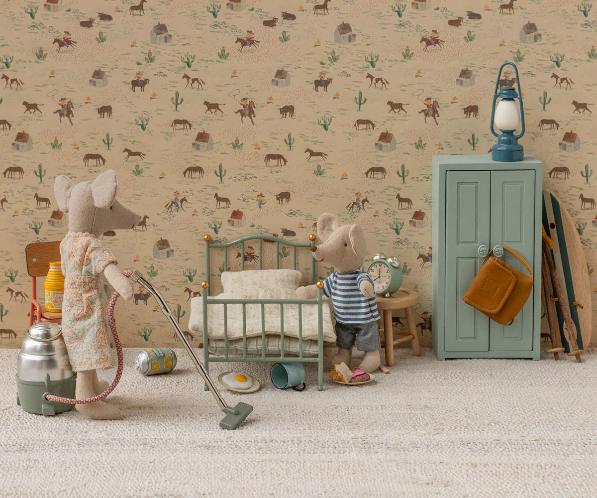 Maileg Vintage Bett, Maus - Minze