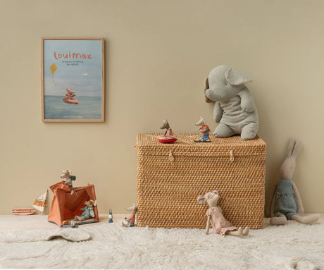 Maileg - Poster - LouiMax - Schlauchboot
