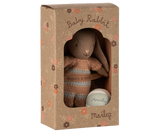 Maileg - Hasen-Set, Micro - Braun - Dusty Rose