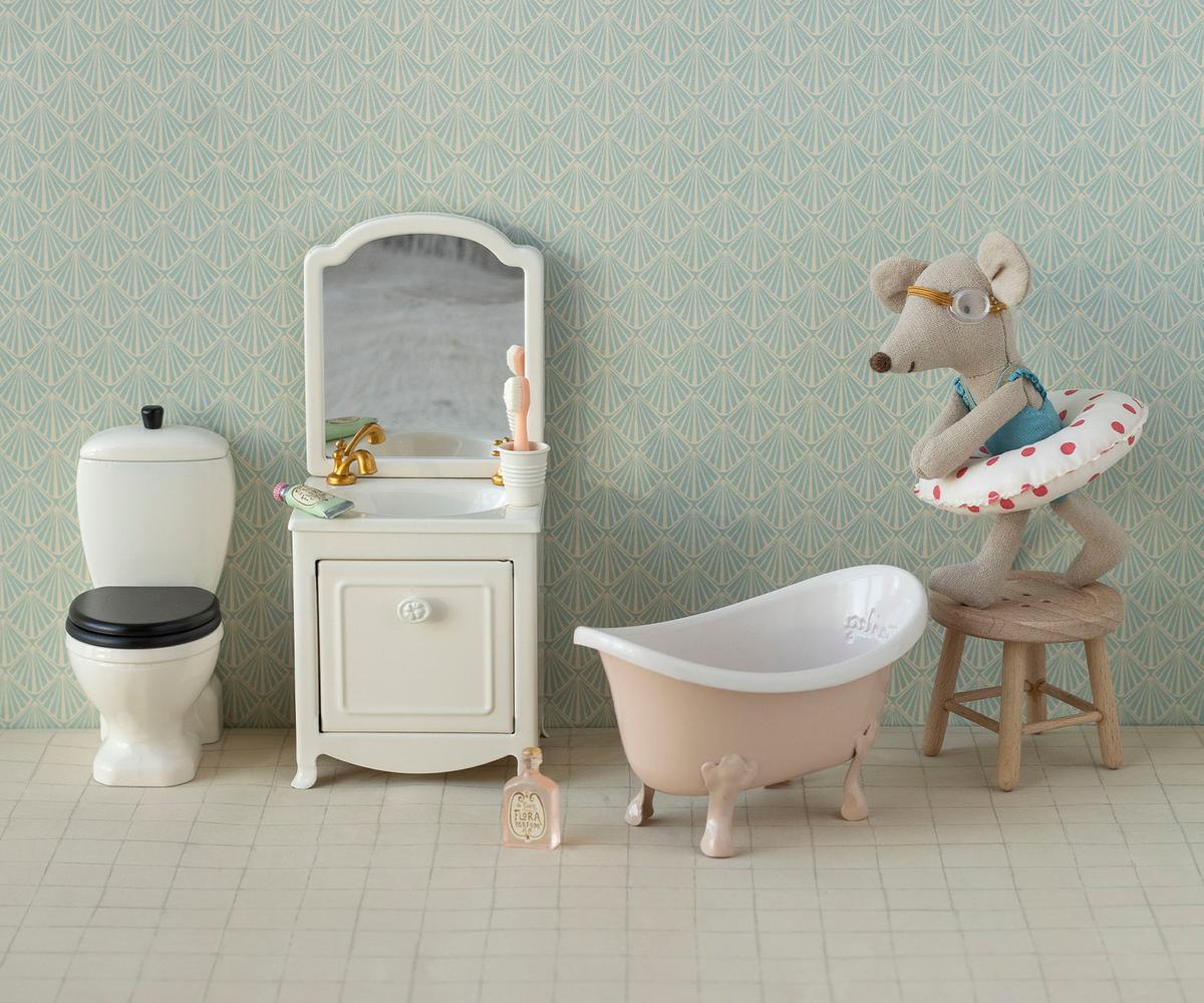 Maileg Waschbeckenkommode, Maus - Creme