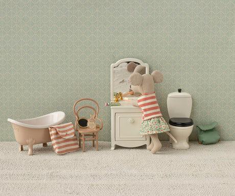 Maileg - Vintage Stuhl, Maus - Dark powder
