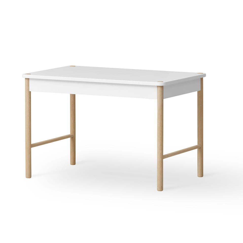 Oliver Furniture Camp Kleinkind Spieltisch, Weiss/Eiche