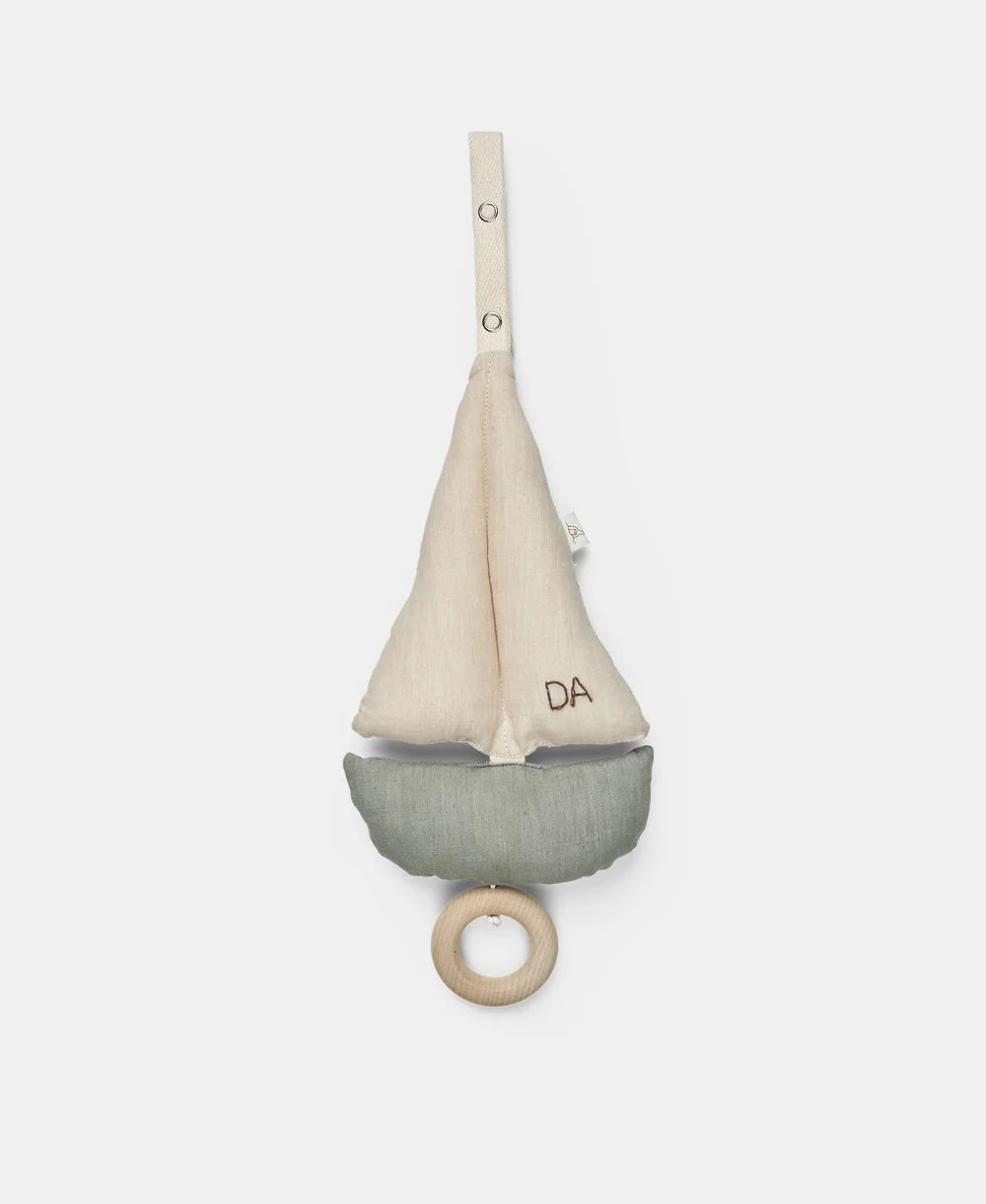 Dear April - Pondus Segelboot Mobile, blau/off-white