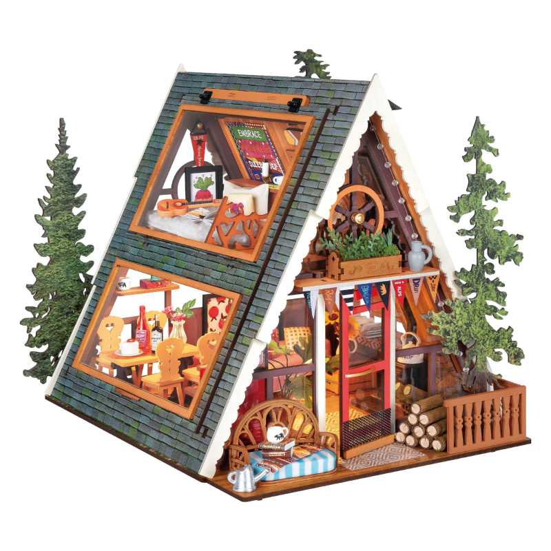Holzbausatz "A-Frame Cabin"