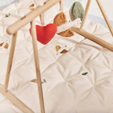 Bestickte Spielmatratze Songbirds von Dear April