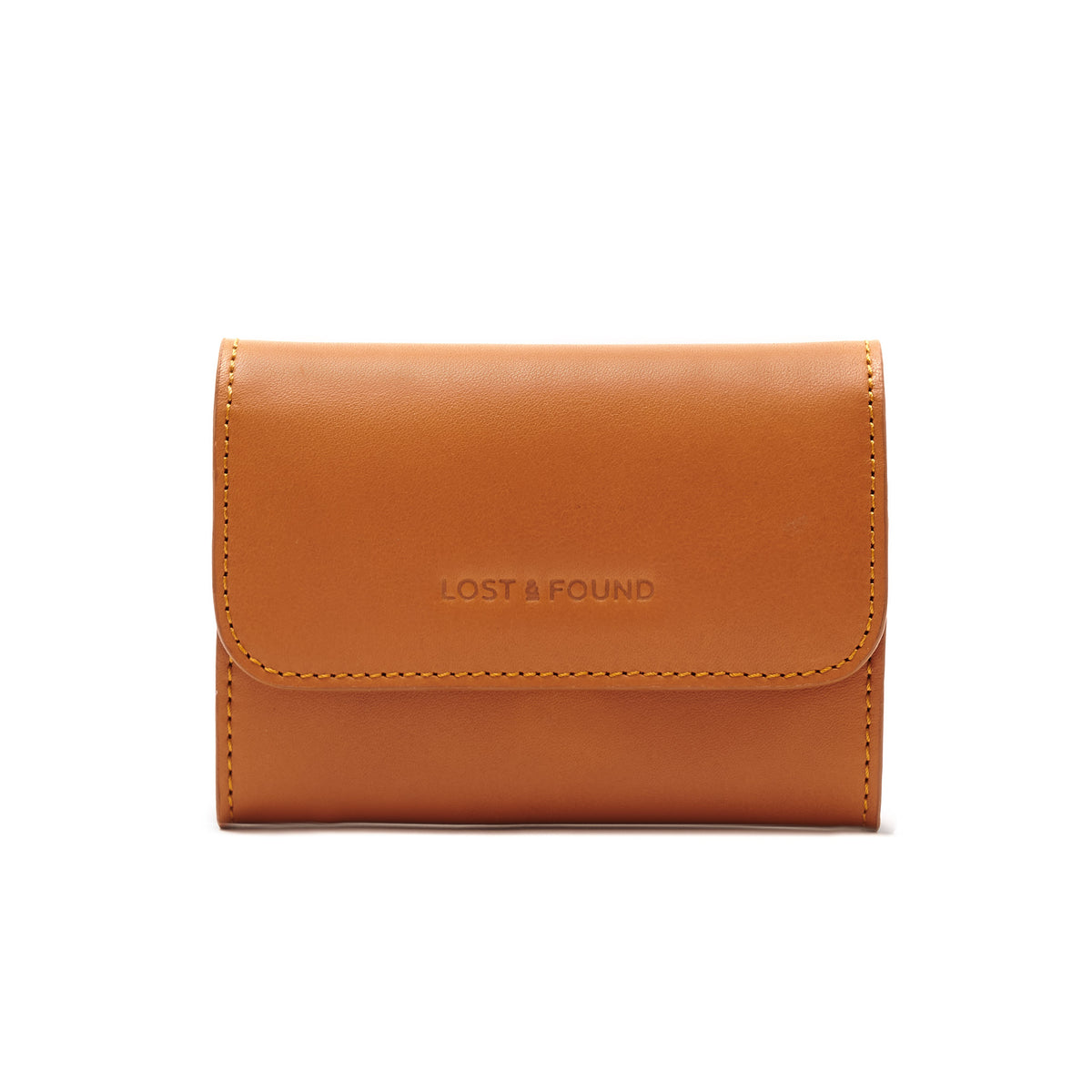 Lost & Found Faltportemonnaie gross Caramel