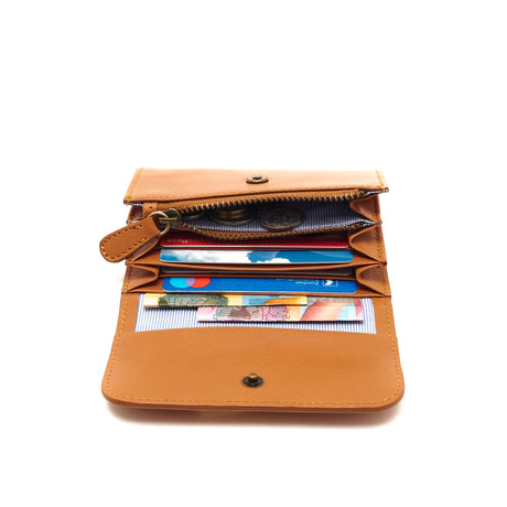 Lost & Found Faltportemonnaie gross Caramel