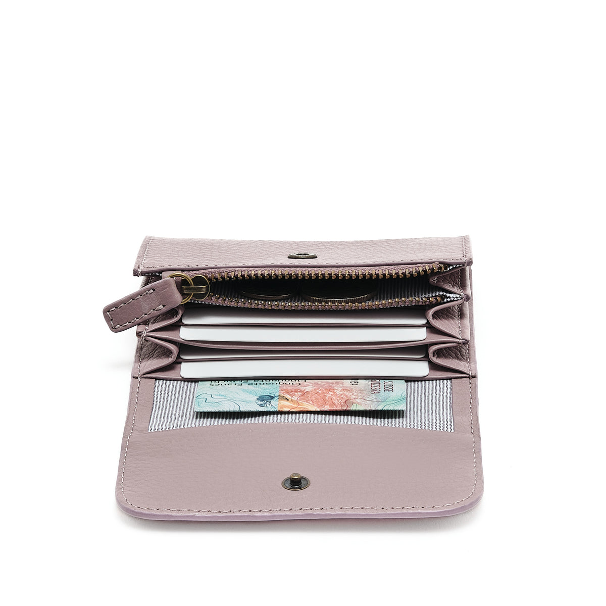 Lost & Found Faltportemonnaie gross Mauve