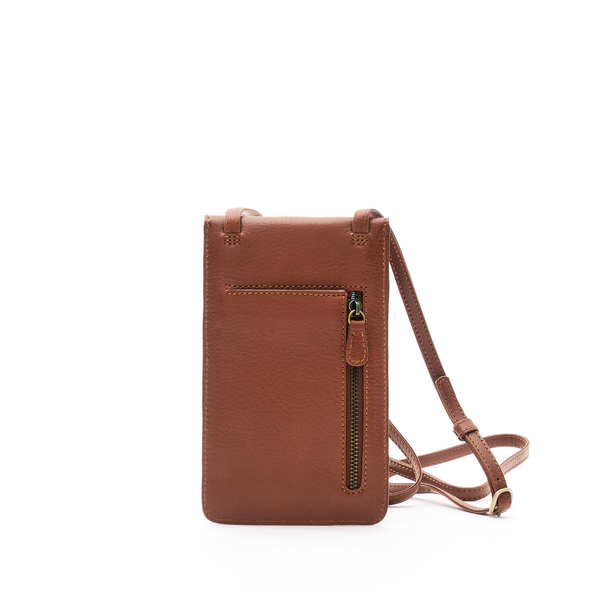 Lost & Found Handytasche mit Reissverschlussfach Whisky