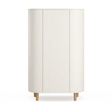 Wardrobe, 3 doors, white, Wood Collection
