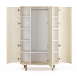 Wardrobe, 3 doors, white, Wood Collection