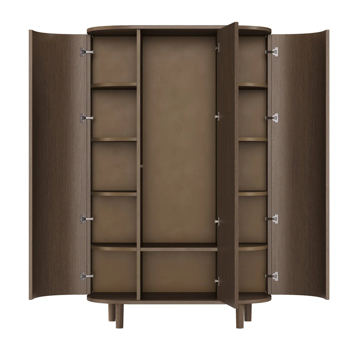 Wardrobe, 3 doors, white, Wood Collection