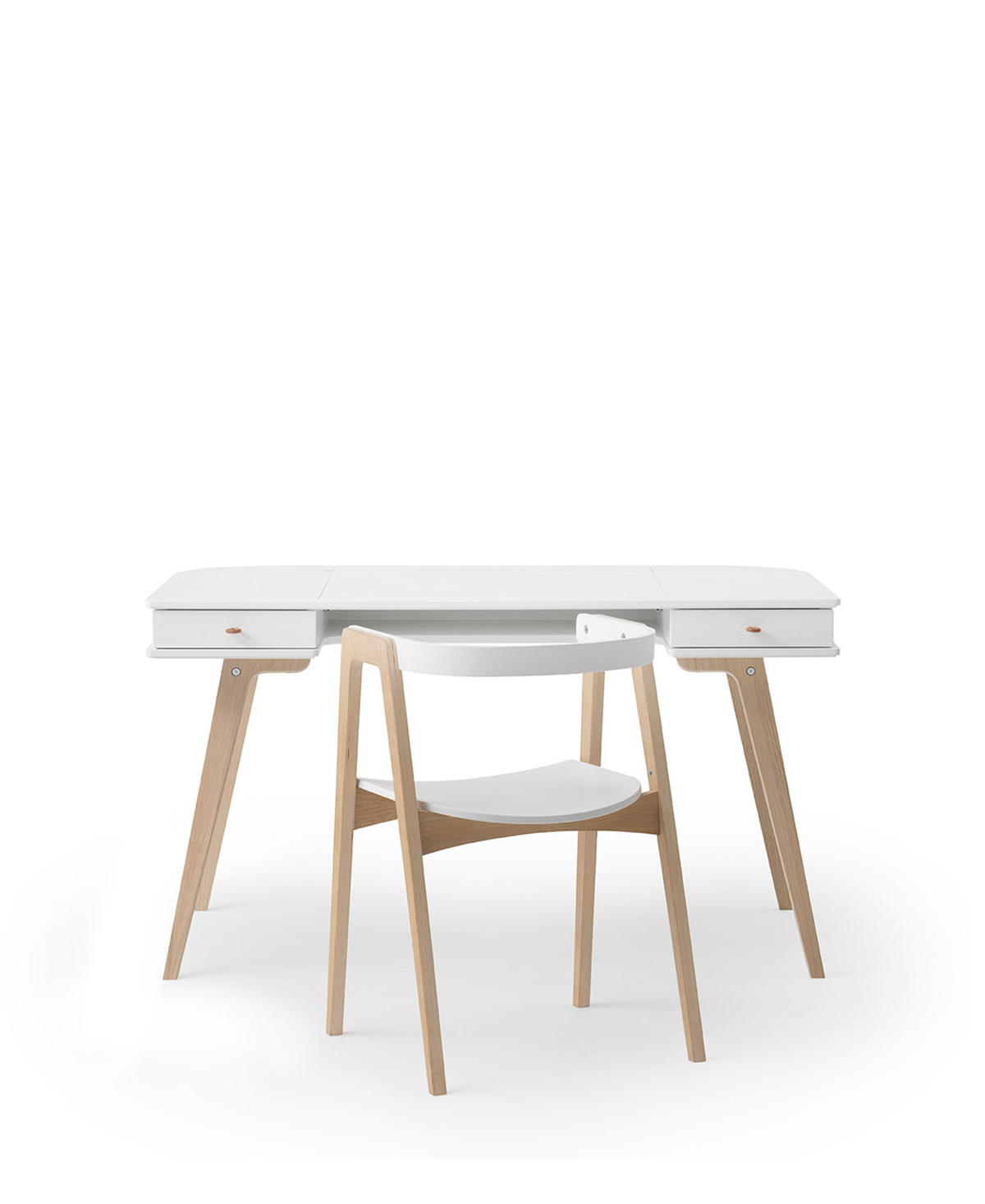 Oliver Furniture Wood Schreibtisch 66 cm & Armlehnstuhl