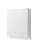 Wardrobe, 3 doors, white, Wood Collection