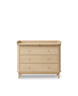 Oliver Furniture Wood Wickelkommode 3 Schubladen, Eiche