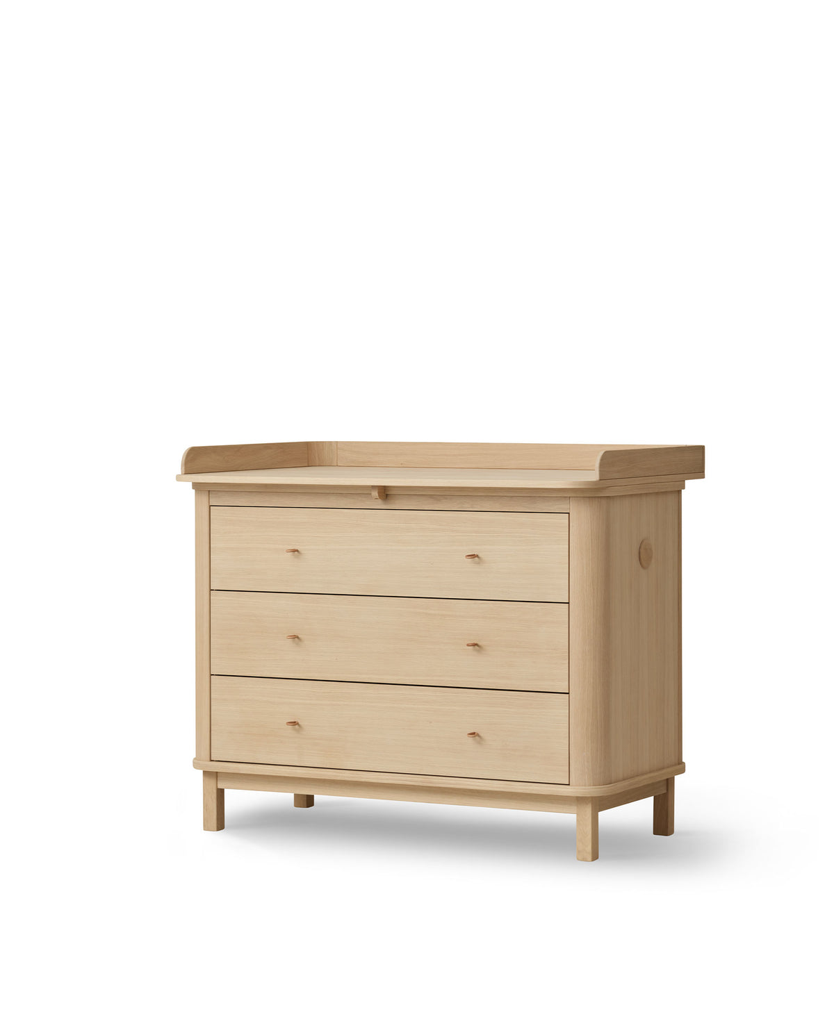 Oliver Furniture Wood Wickelkommode 3 Schubladen, Eiche