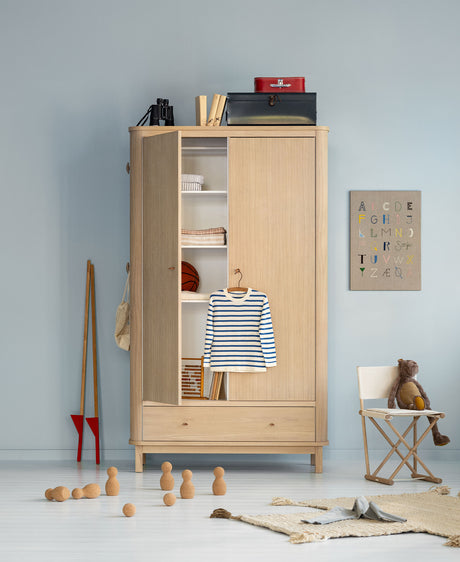 Oliver Furniture Wood Kleiderschrank 2-türig, Eiche