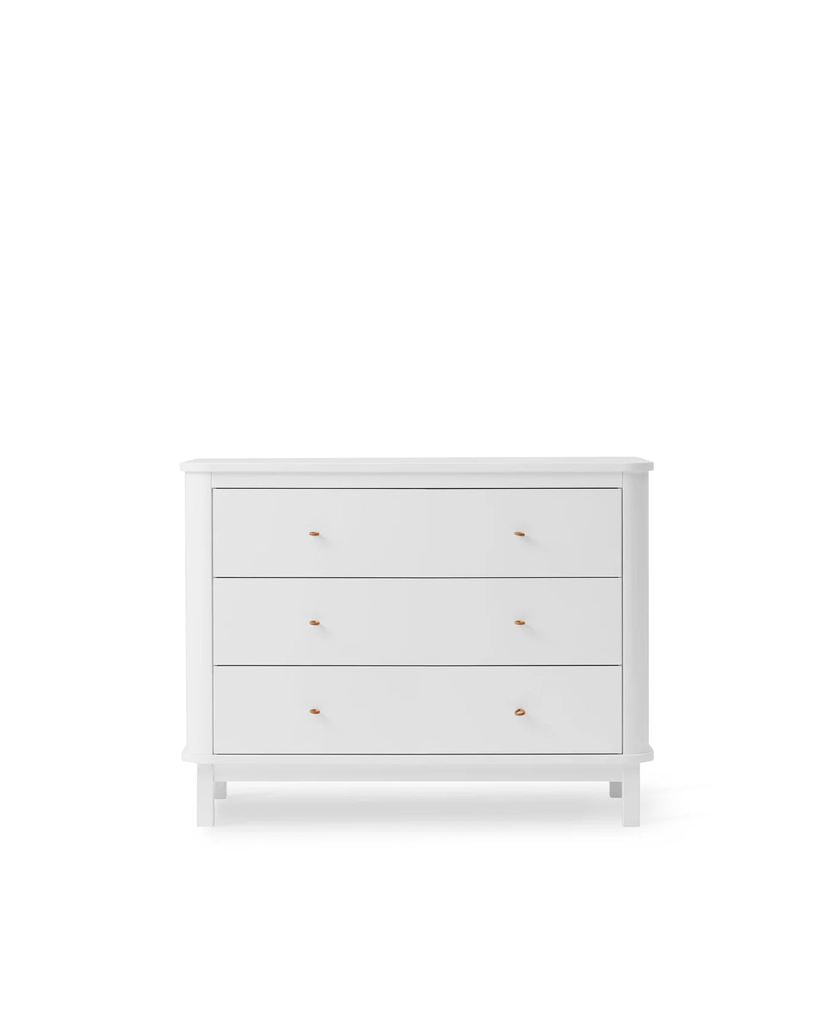 Oliver Furniture Wood Kommode mit 3 Schubladen, Weiss