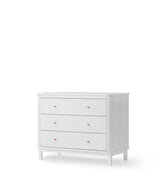 Oliver Furniture Wood Kommode mit 3 Schubladen, Weiss