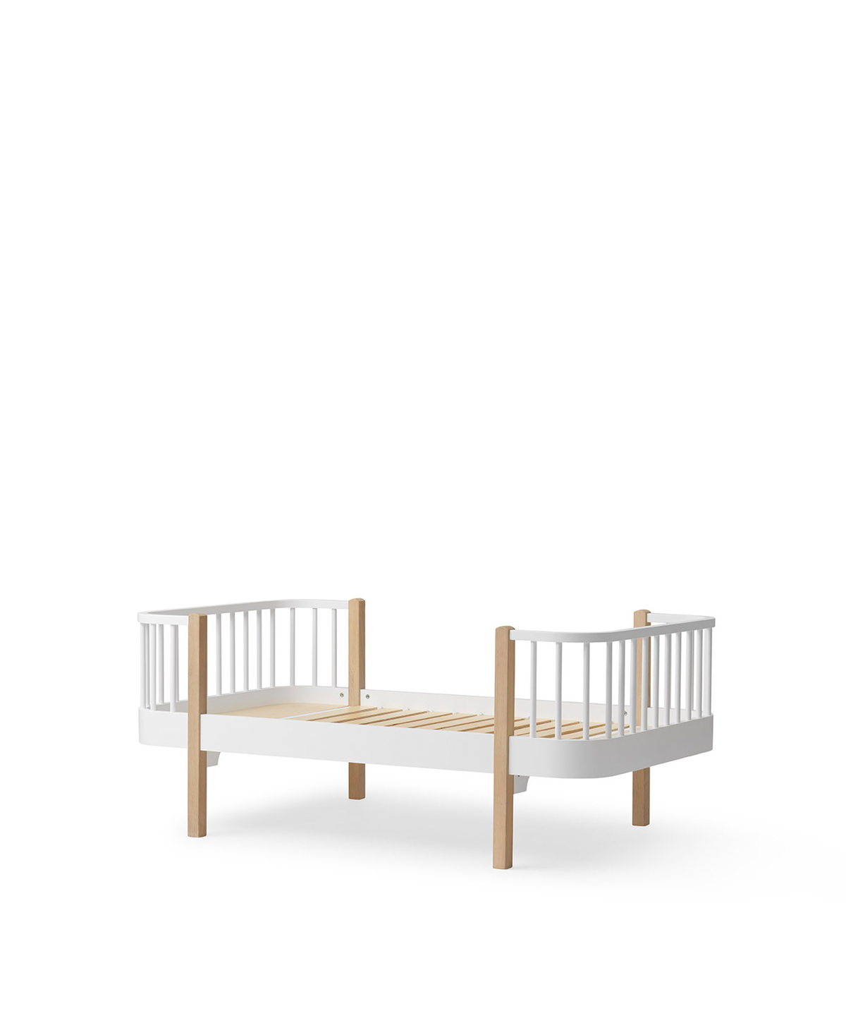 Oliver Furniture Wood Original Juniorbett, Weiss/Eiche