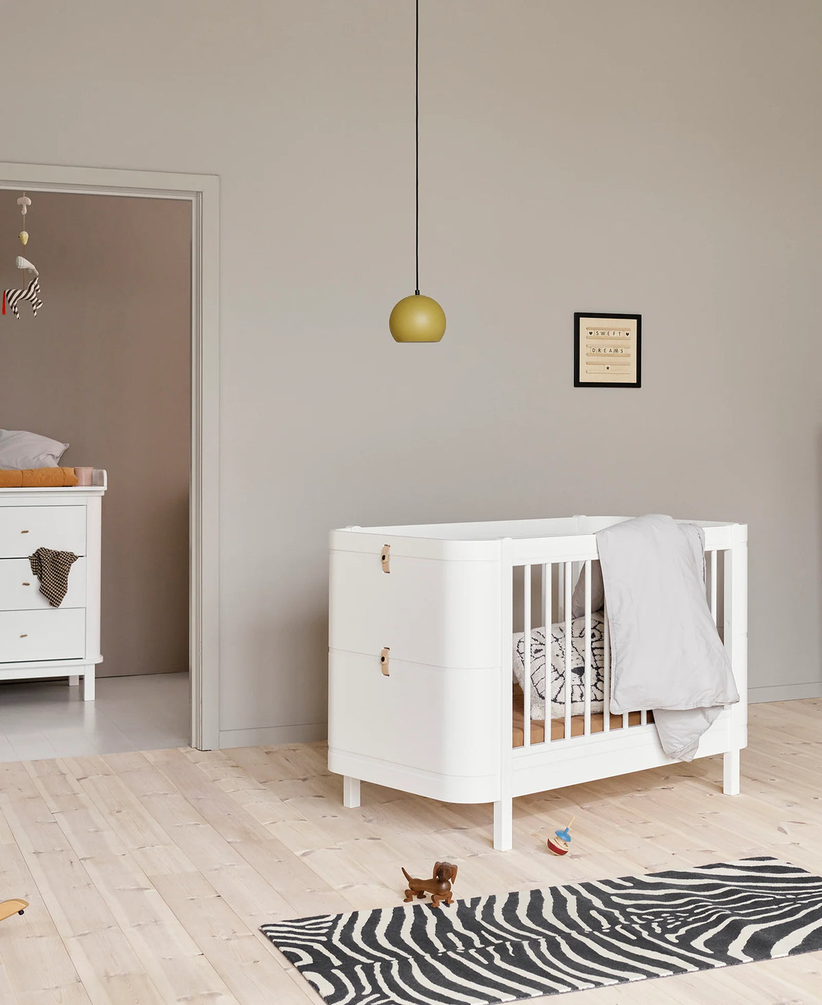 Oliver Furniture Wood Mini+ Babybett, Weiss