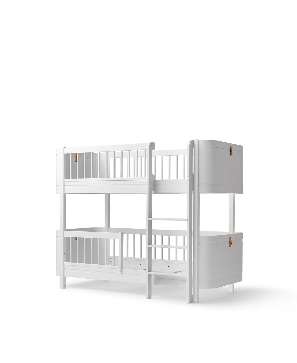 Oliver Furniture Wood Mini+ Umbauset vom Baby- und Juniorbett zum halbhohen Etagenbett, Weiss
