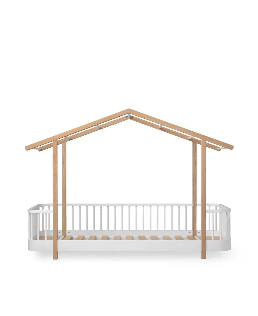 Wood Original Sofa Bed White / Oak