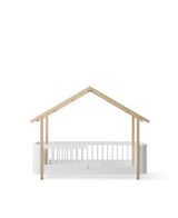 Oliver Furniture Wood Mini+ Hausbett, Weiss/Eiche