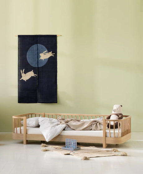 Oliver Furniture Wood Original Bodenbett, Eiche