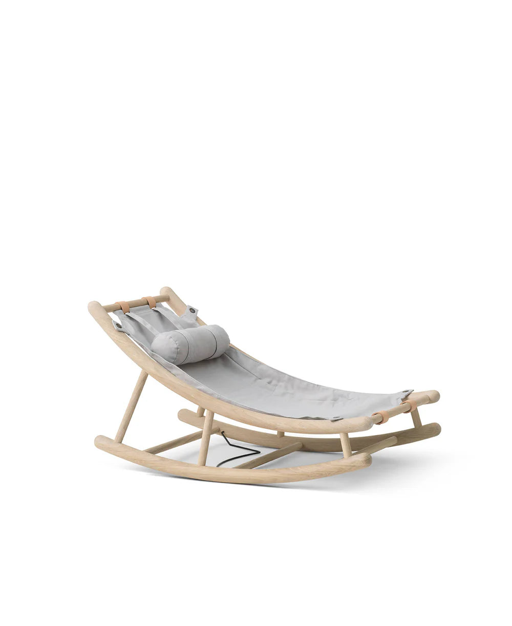 Oliver Furniture Wood Baby- und Kleinkindwippe Eiche / Grau