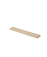 Wood Lounger Bed White 120 cm