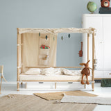 Oliver Furniture Camp Himmelbett, Weiss/Eiche