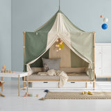 Oliver Furniture Camp Himmelbett, Weiss/Eiche
