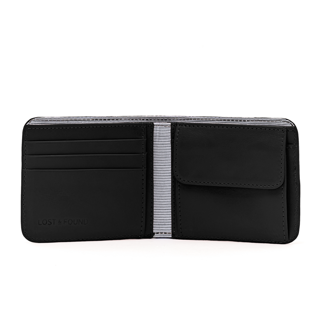 Lost & Found Portemonnaie mit Kleingeldfach Black