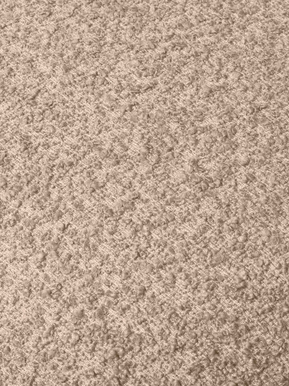 Ferm Living - Rico Lounge Chair Swivel – Raw Bouclé Natural