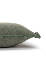 Lorena Canals Kissen aus recycelter Baumwoll-Canvas – Duck Green, 60 × 40 cm