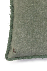 Lorena Canals Kissen aus recycelter Baumwoll-Canvas – Duck Green, 60 × 40 cm
