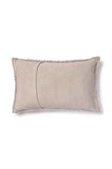 Lorena Canals Kissen aus recyceltem Baumwoll-Canvas – New Grey, 60 × 40 cm