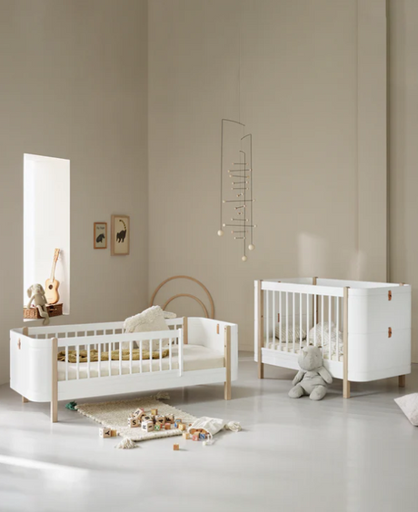 Oliver Furniture Wood Mini+ Geschwisterset für Babybett & Juniorbett