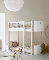 Oliver Furniture Wood Mini+ Umbauset zum Hochbett, Weiss/Eiche