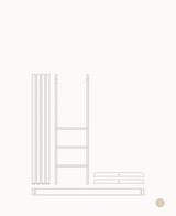 Oliver Furniture Wood Mini+ Umbauset zum Hochbett, Eiche