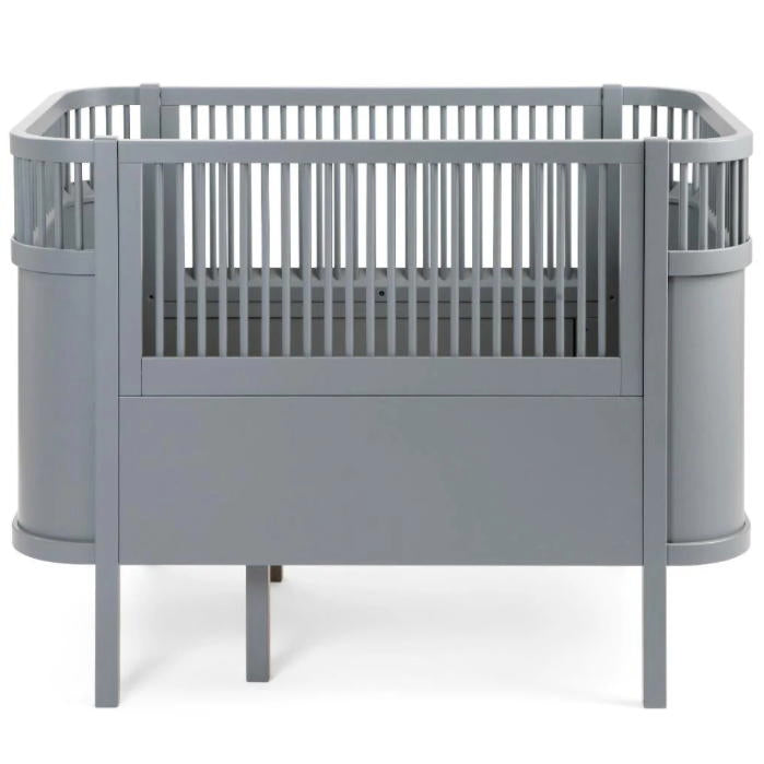 Sebra Bett - Baby- & Junior, grau