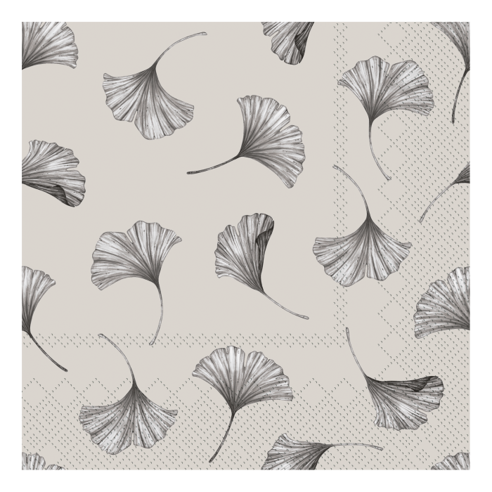 Servietten "Ginko" Blätter