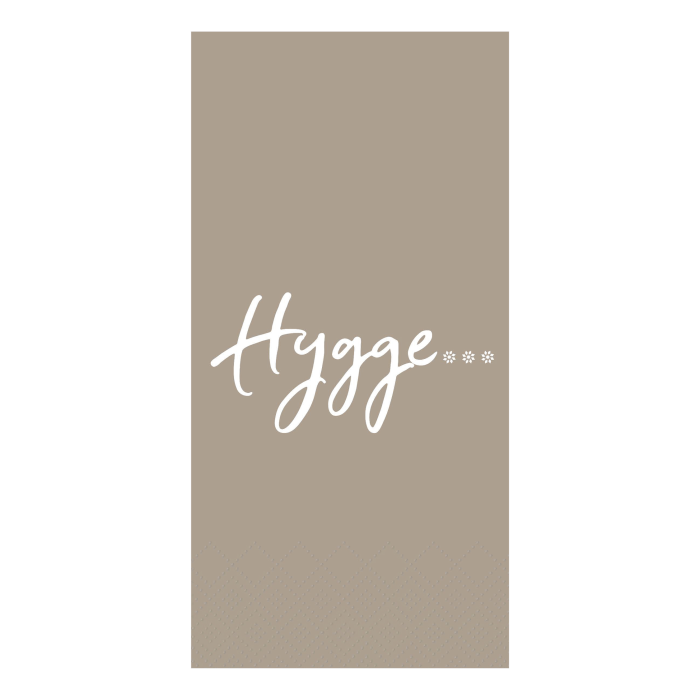 Servietten mit Hygge - Latte